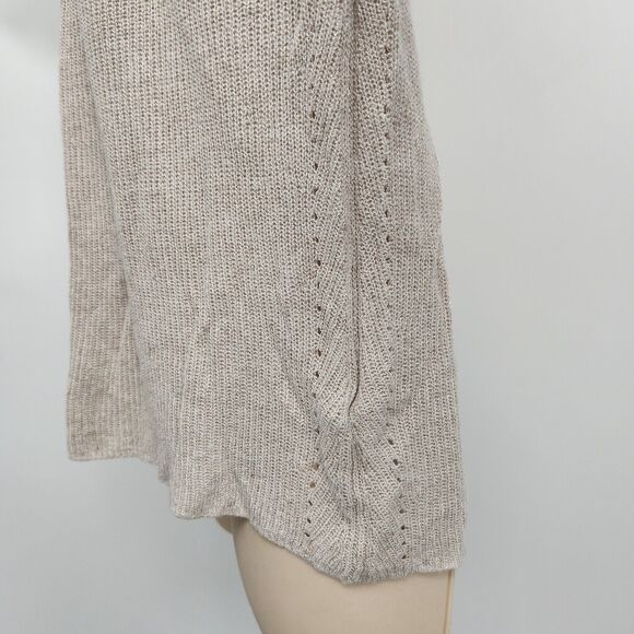 Tahari Pullover Sweater Womens Size Medium Relaxed Fit Light Weight Linen Blend - Picture 7 of 11